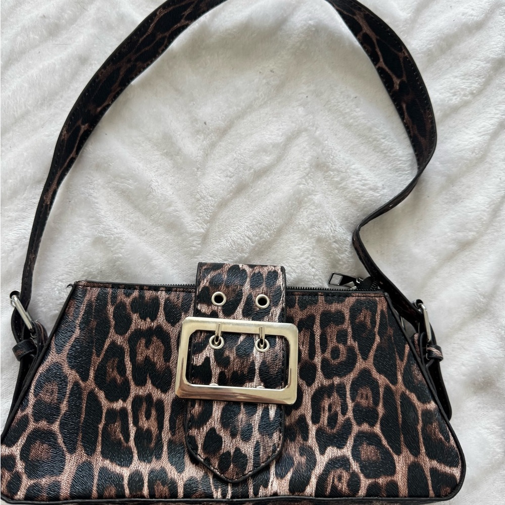 Leopard Print Shoulder Bag